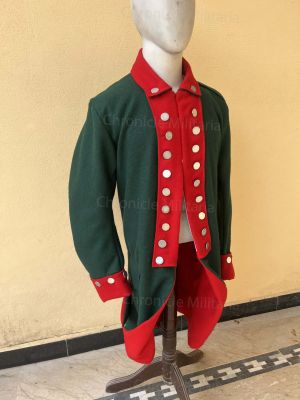 Revolutionary War Green Regiment coat